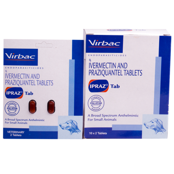 Virbac Ipraz Dewormer Tablets for Dogs Online Hot Sale