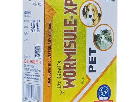 Dr Goel s Wormisule XP for Dogs and Cats (30ml) Supply