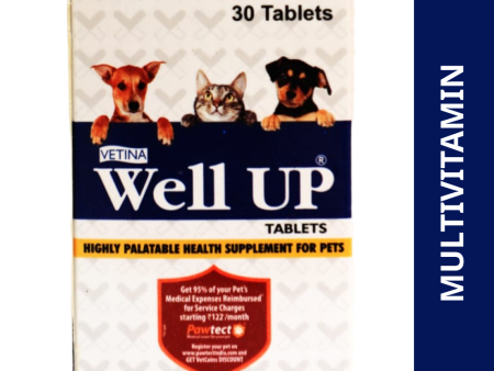 Vetina Well Up tablets for Dogs and Cats (30 tablets) Fashion