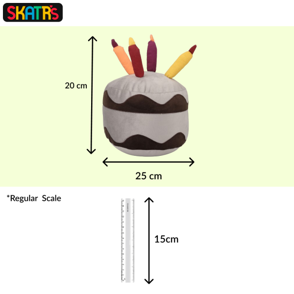 Skatrs Birthday Cake Plush Toy for Dogs Discount