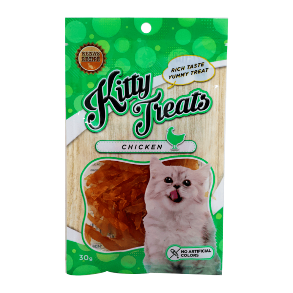 Kitty Treats Soft Chicken Jerky Sliced Cat Treats on Sale