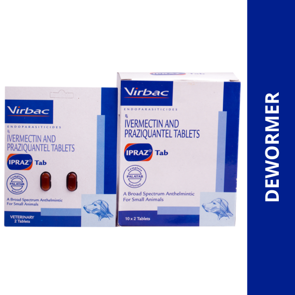 Virbac Ipraz Dewormer Tablets for Dogs Online Hot Sale