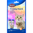 Trixie Snack with White Fish Creamy Cat Treats For Sale