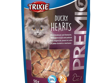 Trixie Premio Ducky Hearts Cat Treats Supply