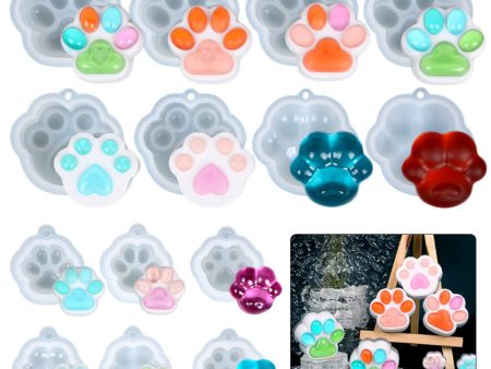 Wholesale  DIY Mini Dog Paw Silicone Mold Online Sale