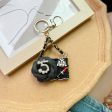 Wholesale Fabric Camellia Handbag Model Keychain Discount