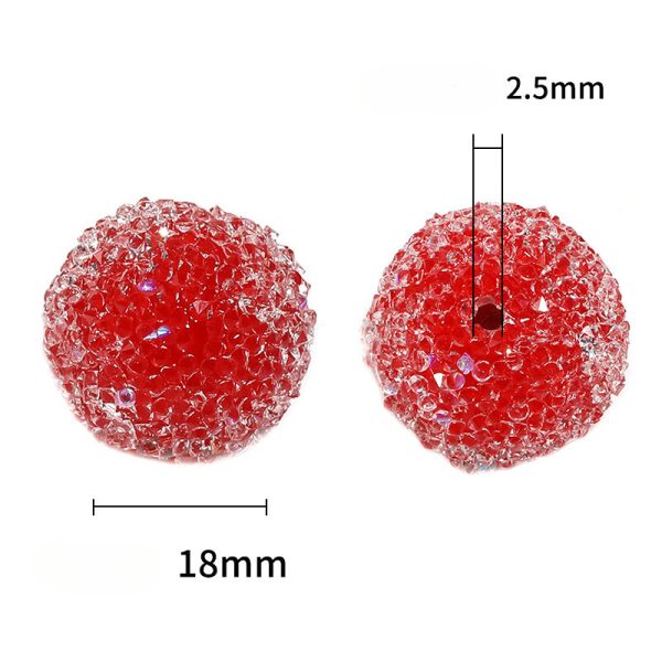 Wholesale DIY Sparkling Rhinestone Soft Sugar Beads on Sale