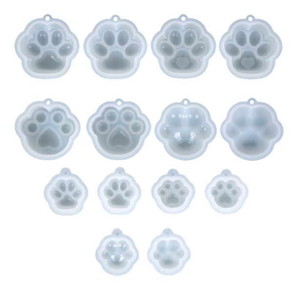 Wholesale  DIY Mini Dog Paw Silicone Mold Online Sale