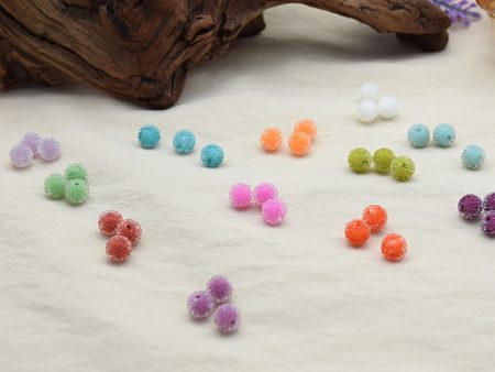 Wholesale DIY Resin 8mm Mini Colorful Candy Beads Online Hot Sale