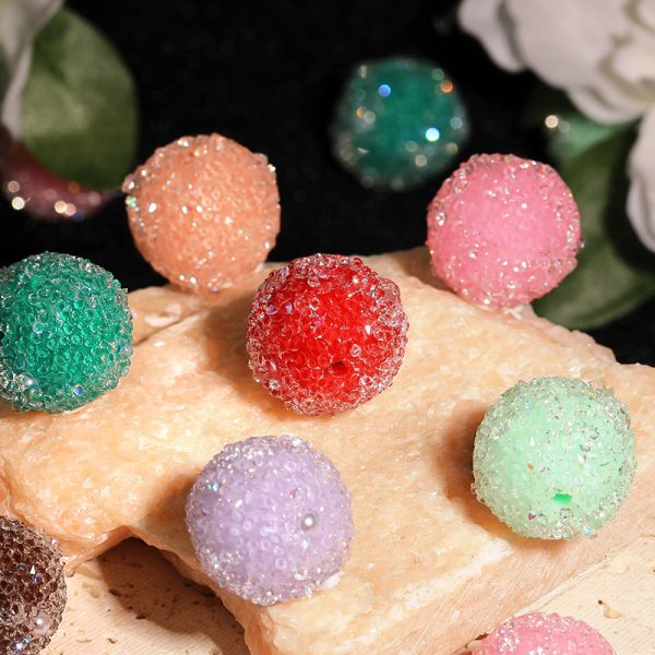 Wholesale DIY Sparkling Rhinestone Soft Sugar Beads on Sale