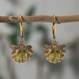 Wholesale Vintage Dragonfly Green Bohemian Earrings Hot on Sale