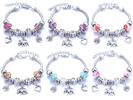 Wholesale Animal Shape Elastic Beaded Adjustable Size Bracelet Sale