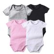 Wholesale Conjoined Baby Pure Cotton Triangle Short Sleeves Discount