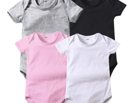 Wholesale Conjoined Baby Pure Cotton Triangle Short Sleeves Discount