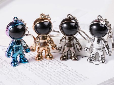 Wholesale 3D Astronaut Astronaut Robot ABS Keychain Fashion