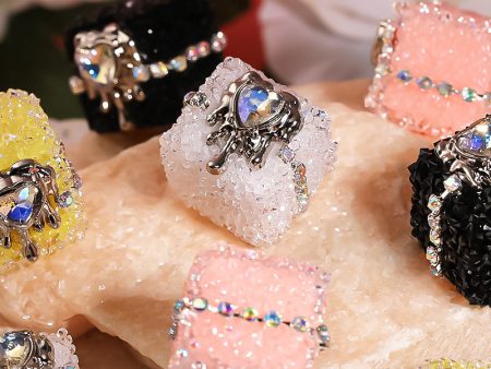 Wholesale DIY Love Soft Sugar Beads Chain Diamond Ball Square Acrylic Beads Online Hot Sale