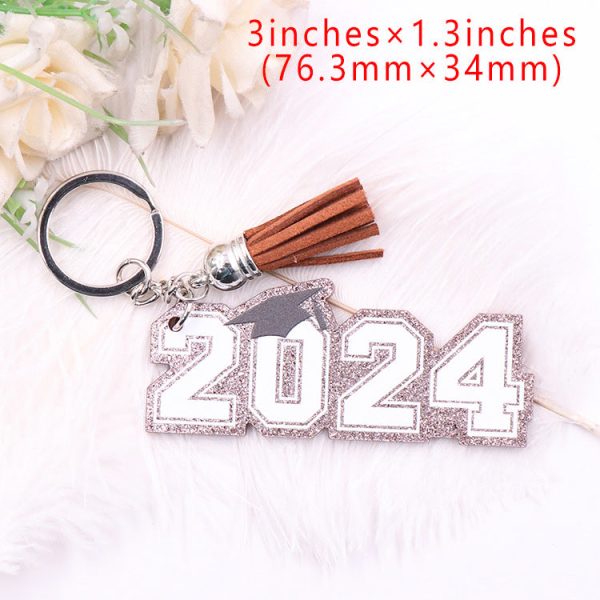 Wholesale 2024 Teacher s Day Graduation Acrylic Keychains For Sale