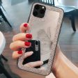 Wholesale TPU Diamond Border Makeup Mirror Phone Cases Fashion