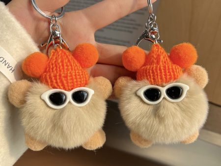 Wholesale Cartoon Doll Plush Ball Keychain Online Sale