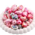 Wholesale 20pcs Acrylic UV Plated Valentine s Day Series Printed English Straight Hole Love Beads Online now