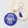 Wholesale Creative Devil s Eye Palm Hot Diamond Keychain For Discount