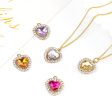 Wholesale Rhinestone Alloy Love Necklace Bracelet Pendant Fashion