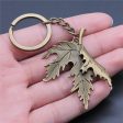 Wholesale 10PCS Leaf Pendant Metal Keychain Online