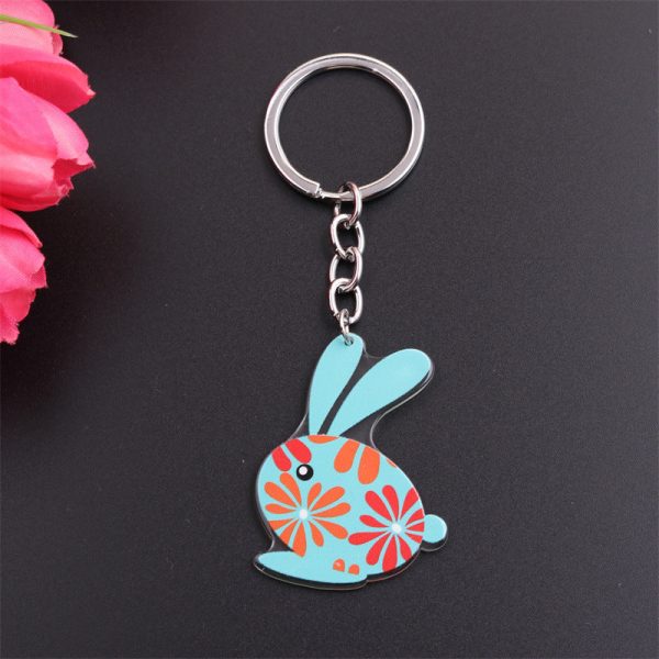 Wholesale Easter Bunny Ears Easter Egg Cute Keychain Hot on Sale