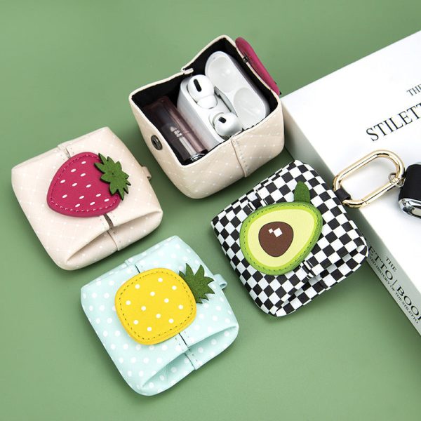 Wholesale Creative Fruit Pattern Small Wallet Keychain For Discount