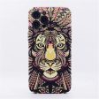 Wholesale Night Glow Matte TPU Forest King Relief Animal Phone Cases Cheap