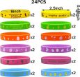 Wholesale 100pcs Easter Bunny Egg Basket Silicone Bracelet Online Hot Sale