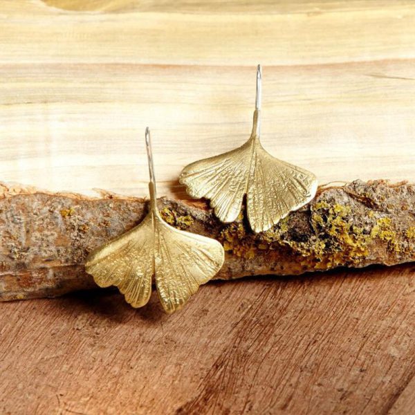 Wholesale Vintage Ginkgo Leaf Earrings Online Hot Sale