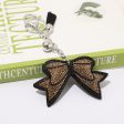 Wholesale Velvet Bow Hot Diamond Keychains Discount