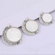 Wholesale 10PCS PACK Alloy 25mm Perfect Circle Rotating Base For Sale