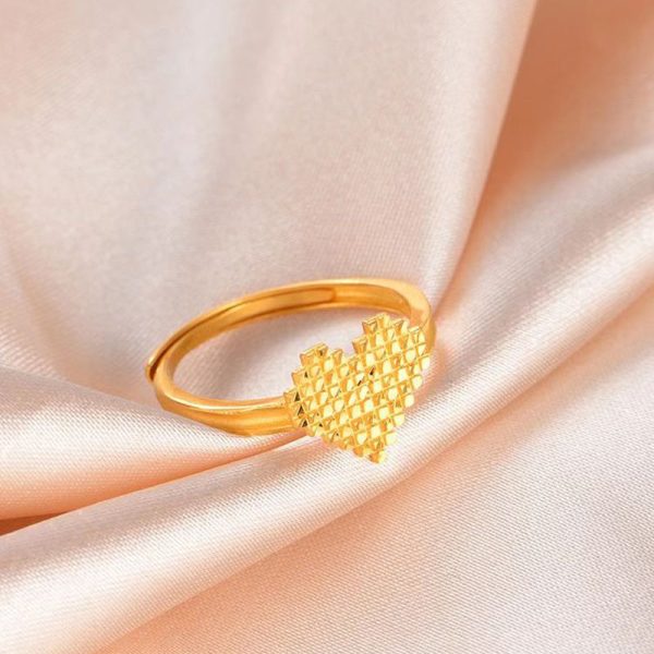 Wholesale Valentine s Day Copper Plated Love Chocolate Rings on Sale