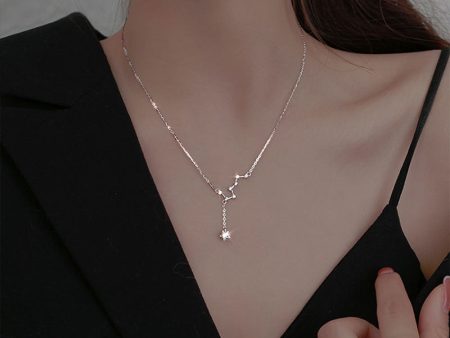 Wholesale 925 Silver Beidou Seven Star Necklace Online now