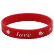 Wholesale 12pcs Valentine s Day Silicone Bracelet Sale