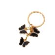 Wholesale Drip Oil Hot Selling Colored Diamond Acrylic Butterfly Keychain Sale