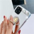 Wholesale TPU Colored Diamond Electroplated Mirror Gemstone Stand Phone Cases Hot on Sale