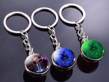 Wholesale Constellation Metal Keychains Supply