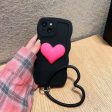 Wholesale Silicone Wave Edge Love Phone Cases Fashion