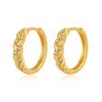 Wholesale 18K Real Gold Plated Wheat Earrings Online