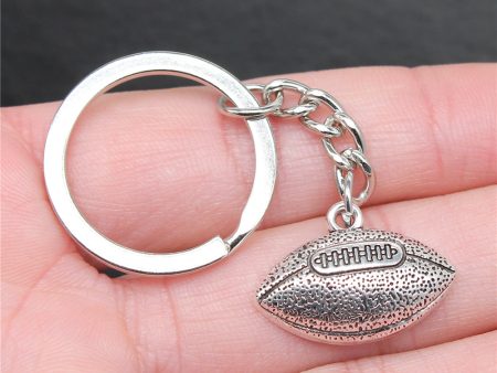 Wholesale 10PCS Rugby Pendant Metal Keychain For Discount