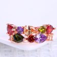 Wholesale Colored Crystal Zircon Ring For Cheap