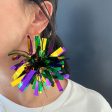 Wholesale 2 Pairs pack Carnival Shiny Big Ball Fireworks  Mardi Gras Earrings For Cheap