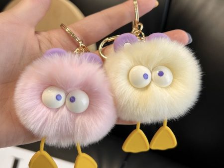 Wholesale Duck Plush Ball Keychain Fashion