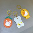 Wholesale Creative Small Animal Access Card Sets, Leather Keychains For Discount