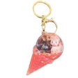 Wholesale Acrylic Ice Cream Quicksand Bottle Keychain Online now