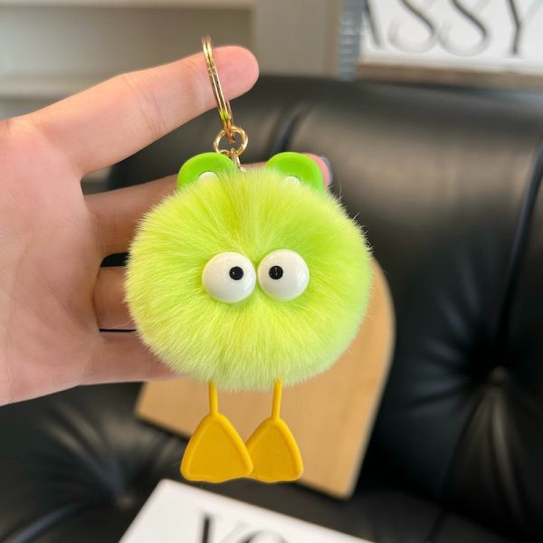 Wholesale Duck Plush Ball Keychain Fashion