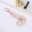 Wholesale Butterfly Metal Diamond Keychain Fashion